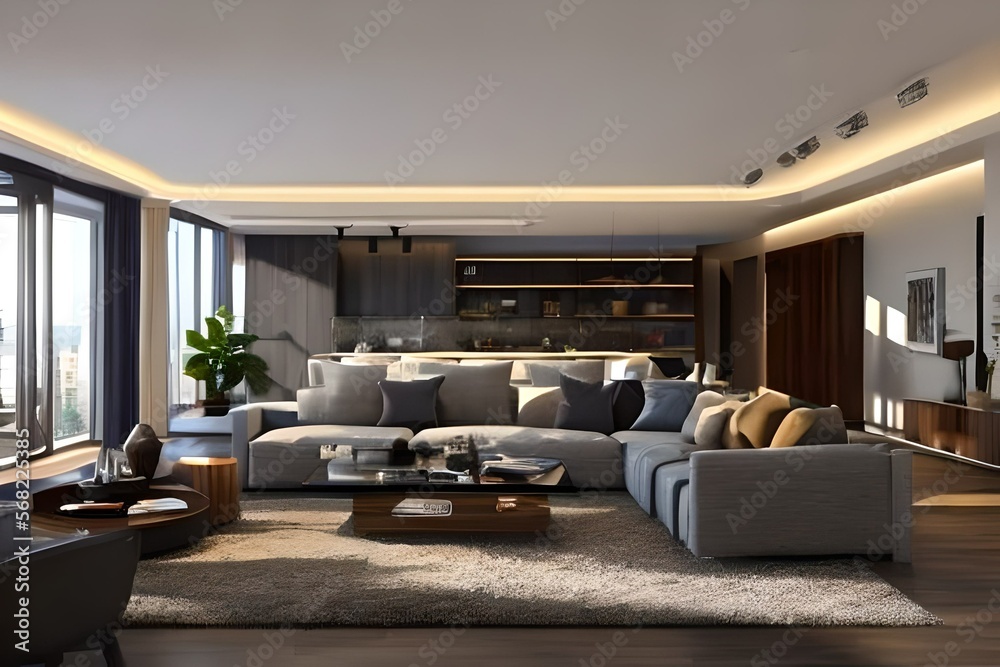 Modern living room Modern living room