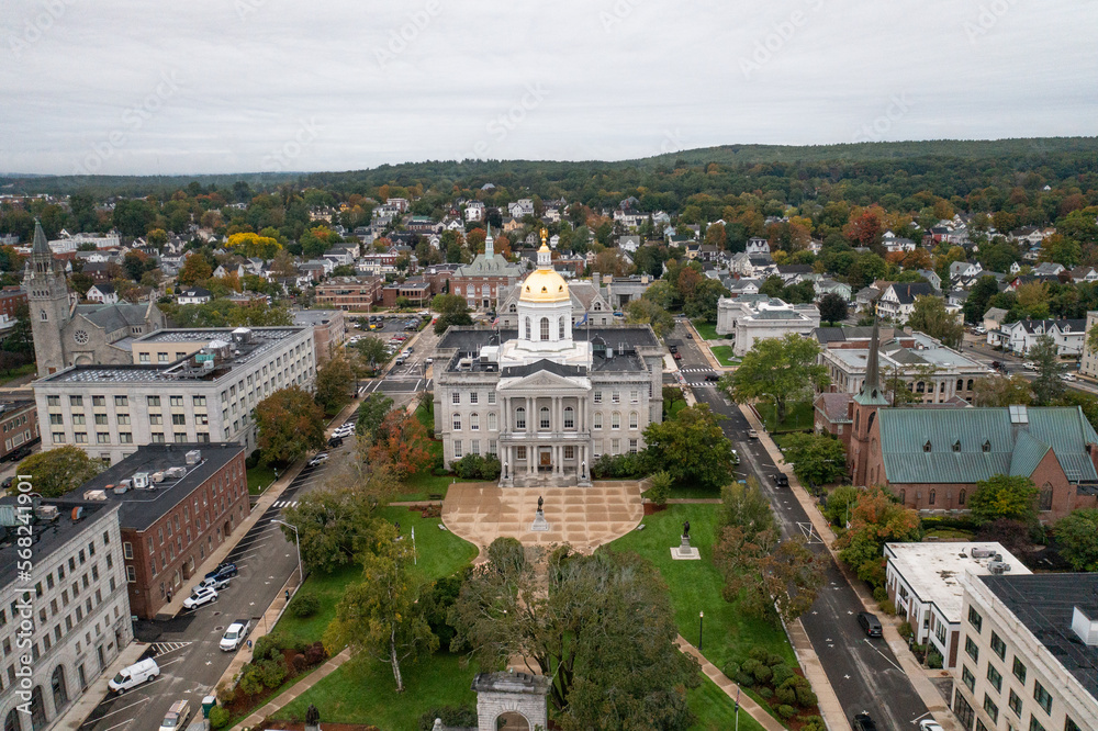 New Hampshire state capitol building.