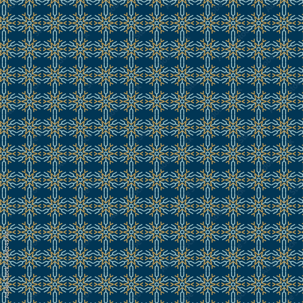Arrière-plan harmonieux, bleu et beige. Motif arabe. L'ornement de Mandala.