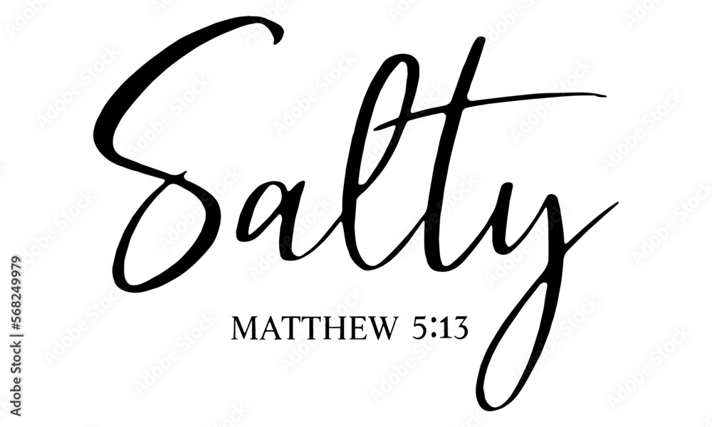 Salty SVG, Christian Salty Svg, Salt And Light Svg, Faith Svg, Bible