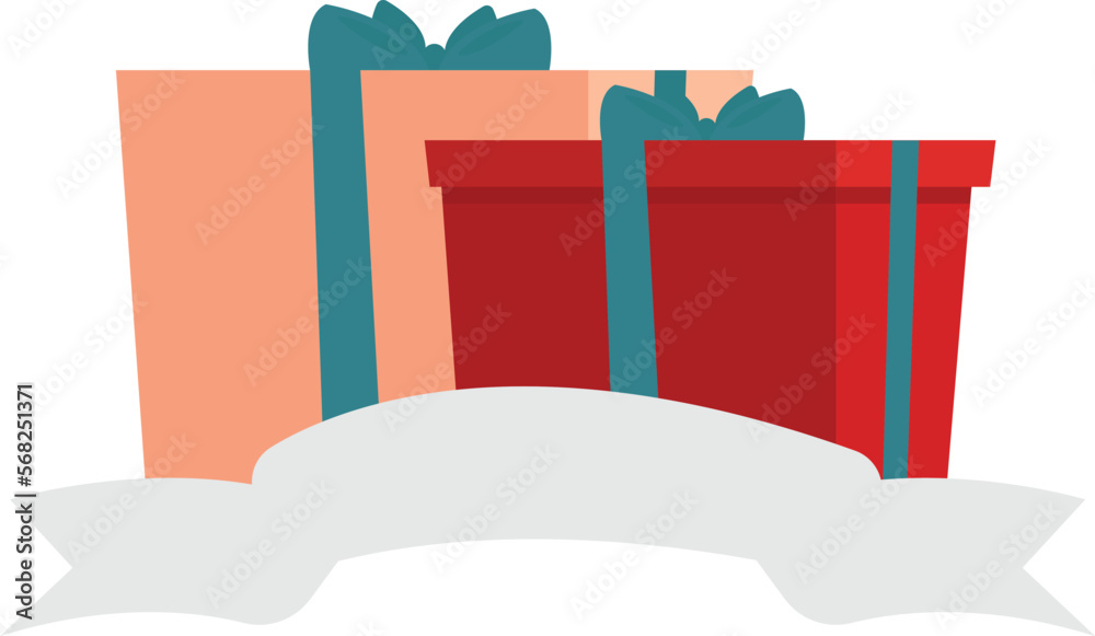 gift boxes with ribbon icon over white background. colorful design. vector illustration gift boxes with ribbon icon over white background. colorful design. vector illustration