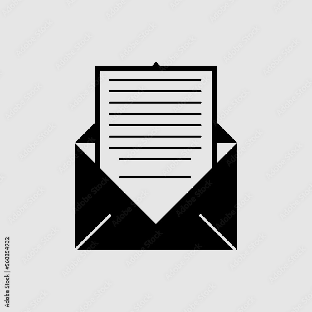 Message flat vector icon. Glyph style sign. trendy style illustration on white background..eps Message flat vector icon. Glyph style sign. trendy style illustration on white background..eps