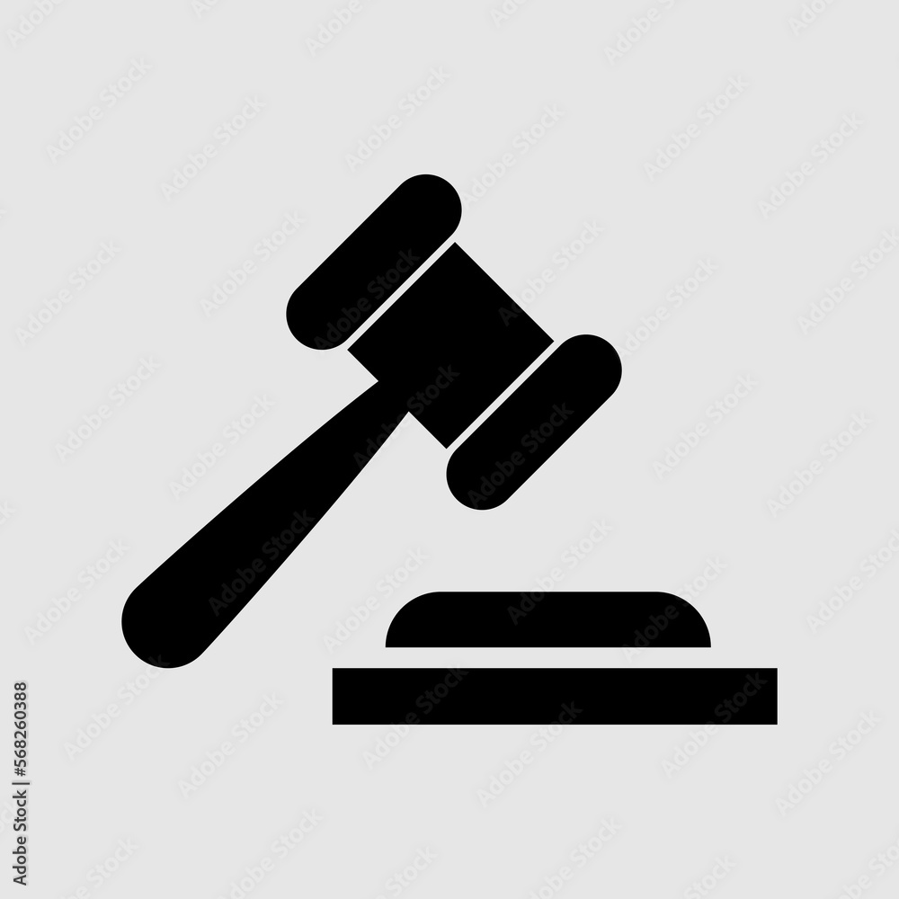 Judge gavel Icon Vector. Simple flat symbol. trendy style illustration on white background..eps Judge gavel Icon Vector. Simple flat symbol. trendy style illustration on white background..eps