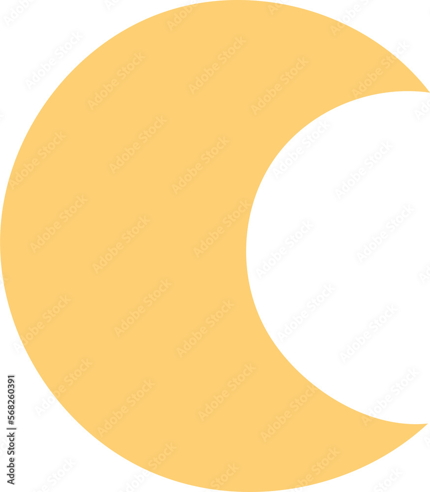 moon abstract clipart