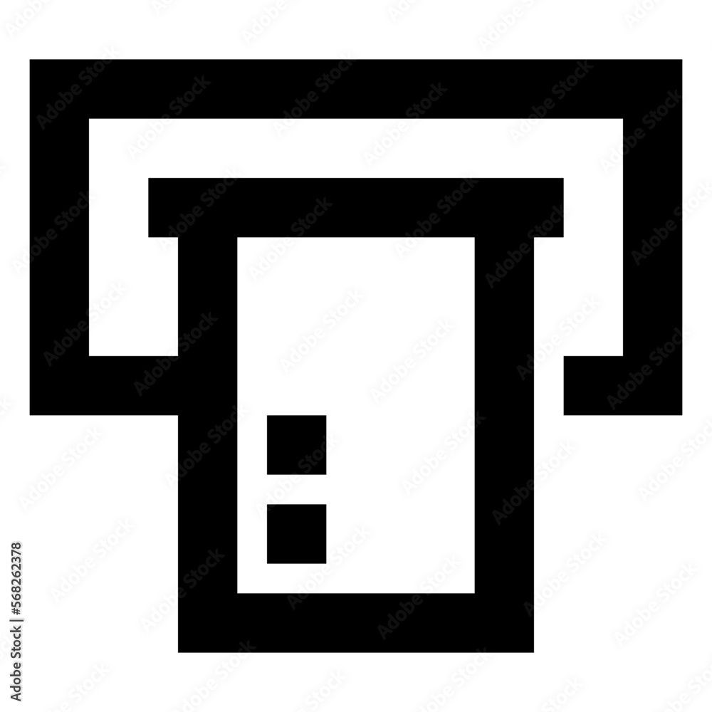 credit card line icon