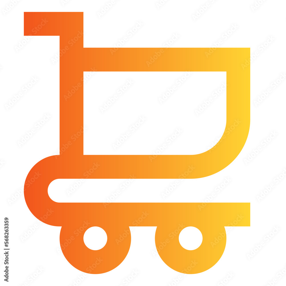 shopping cart gradient icon shopping cart gradient icon
