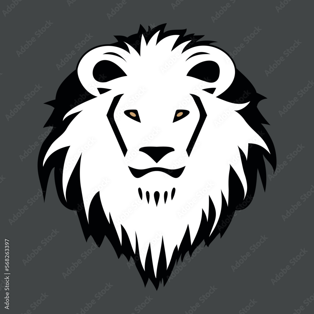 Irregular Lion vector illustration art