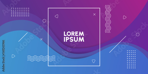 Colorful geometric. liquid background design.