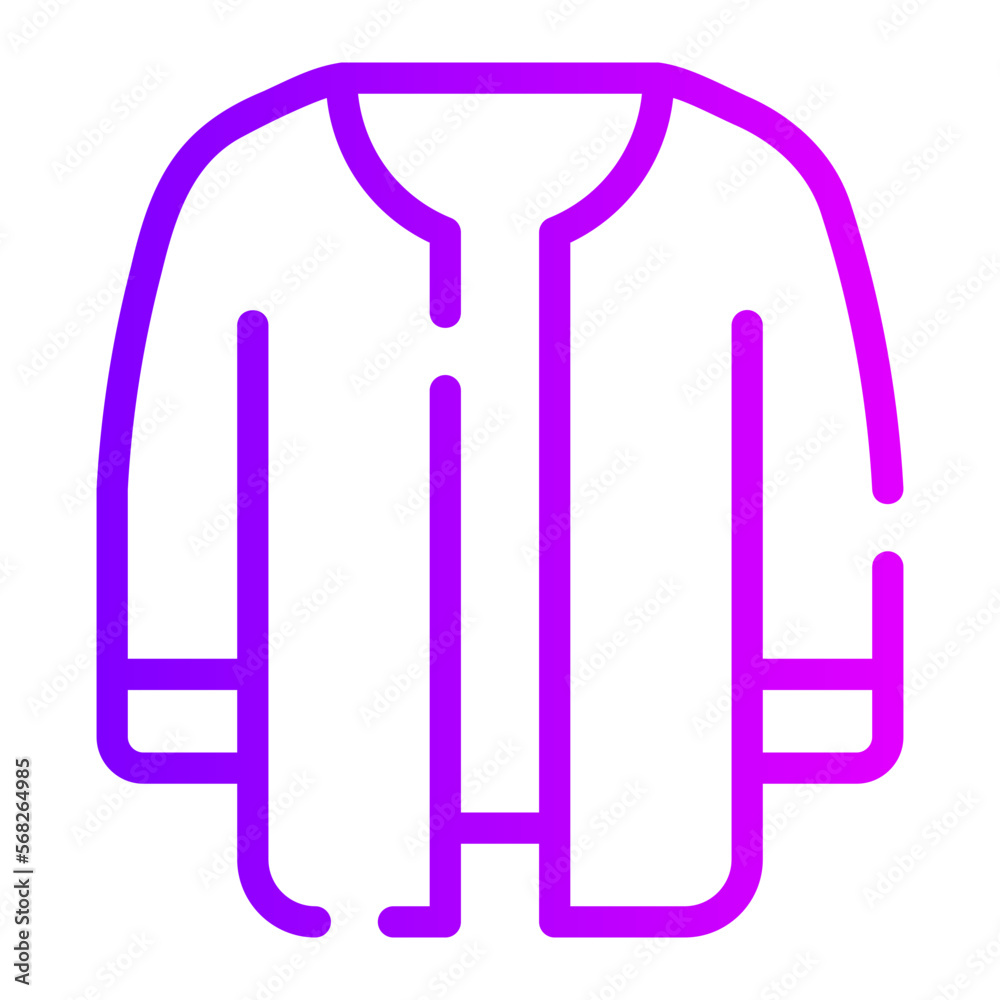 jacket gradient icon jacket gradient icon