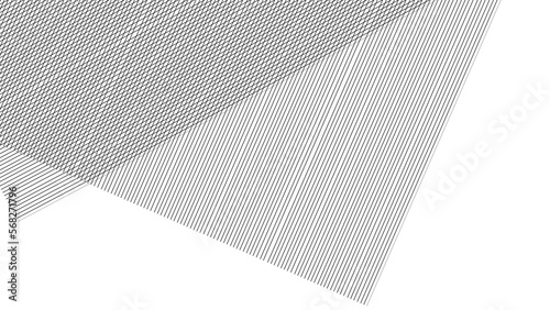 Modern abstract white square background
