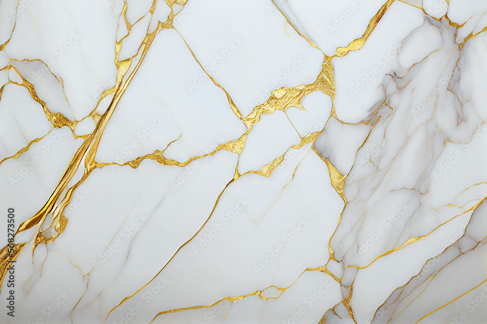 Natural White and Gold marble texture for skin tile wallpaper luxurious