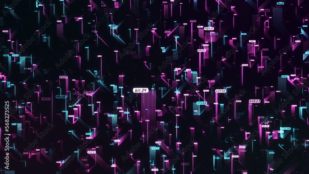 Abstract technology big data background concept. Abstract technology big data background concept.