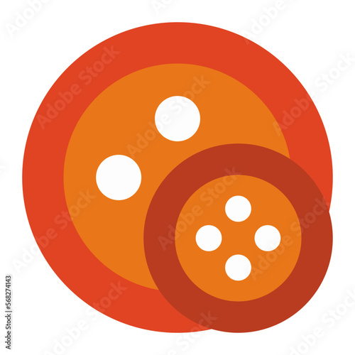 Button Flat Icon