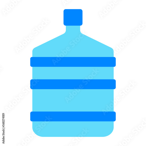 Water Gallon Flat Icon
