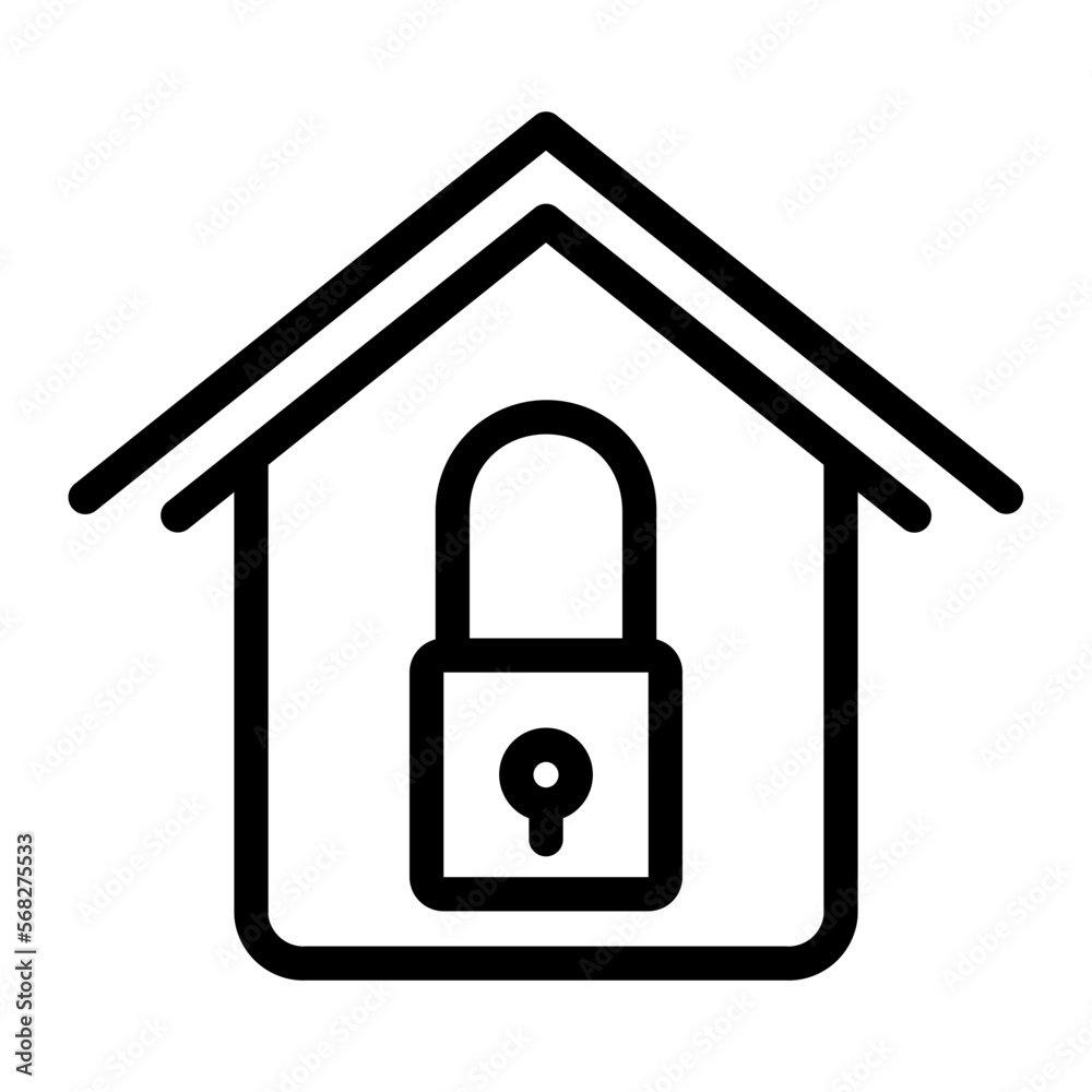 smart home line icon smart home line icon
