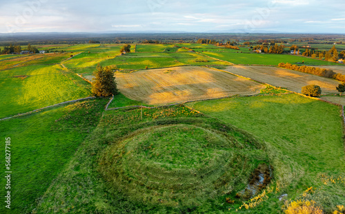 Rathmore ring fort aka Rath Mor. Status habitation site or Iron Age communal hall. Part of the Rathcroghan royal complex. Tulsk, Roscommon, Ireland