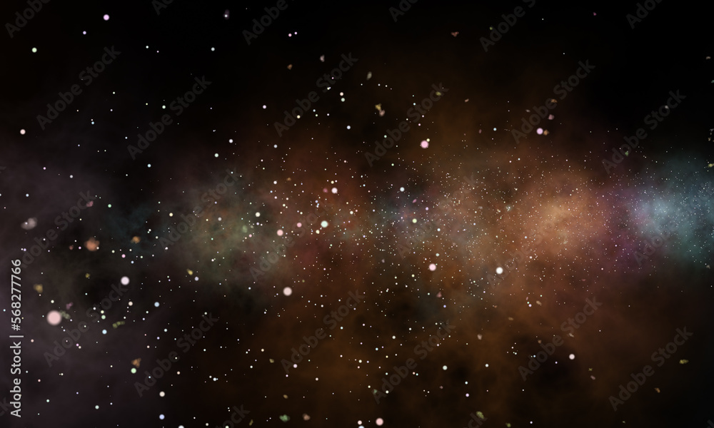 Obraz premium Cosmic starry background