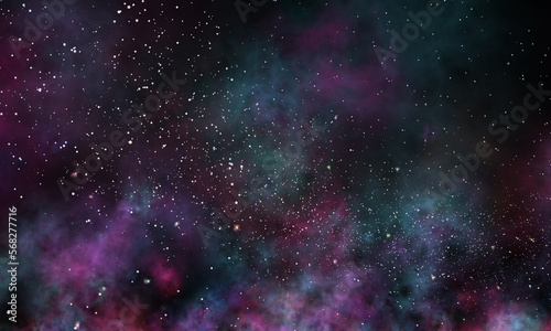 Cosmic starry background © henvryfo