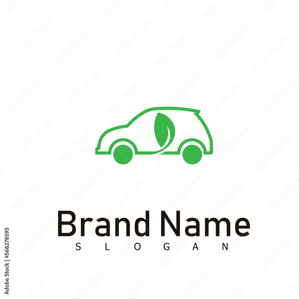 car electric modern logo design symbol vector