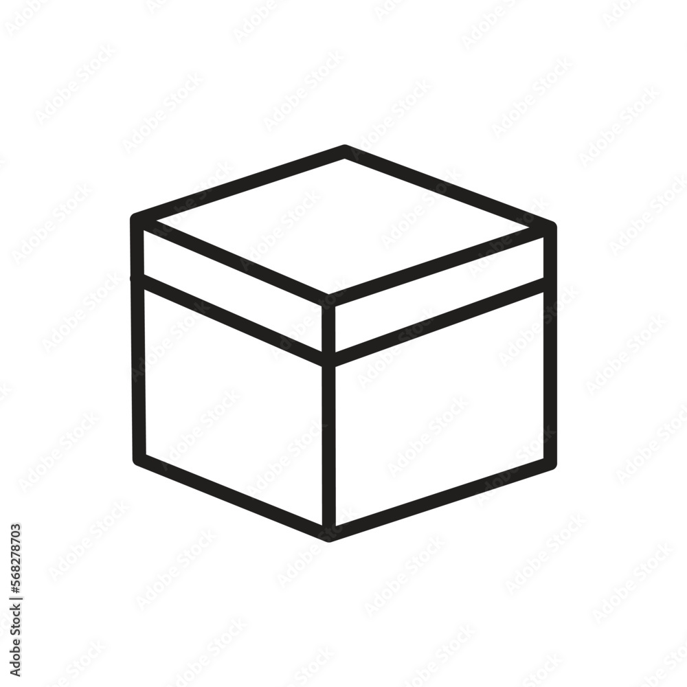 cardboard box icon vector illustration design logo template flat style trendy collection cardboard box icon vector illustration design logo template flat style trendy collection