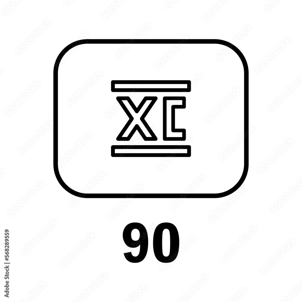 roman numeral icon vector illustration design logo template flat style trendy collection roman numeral icon vector illustration design logo template flat style trendy collection