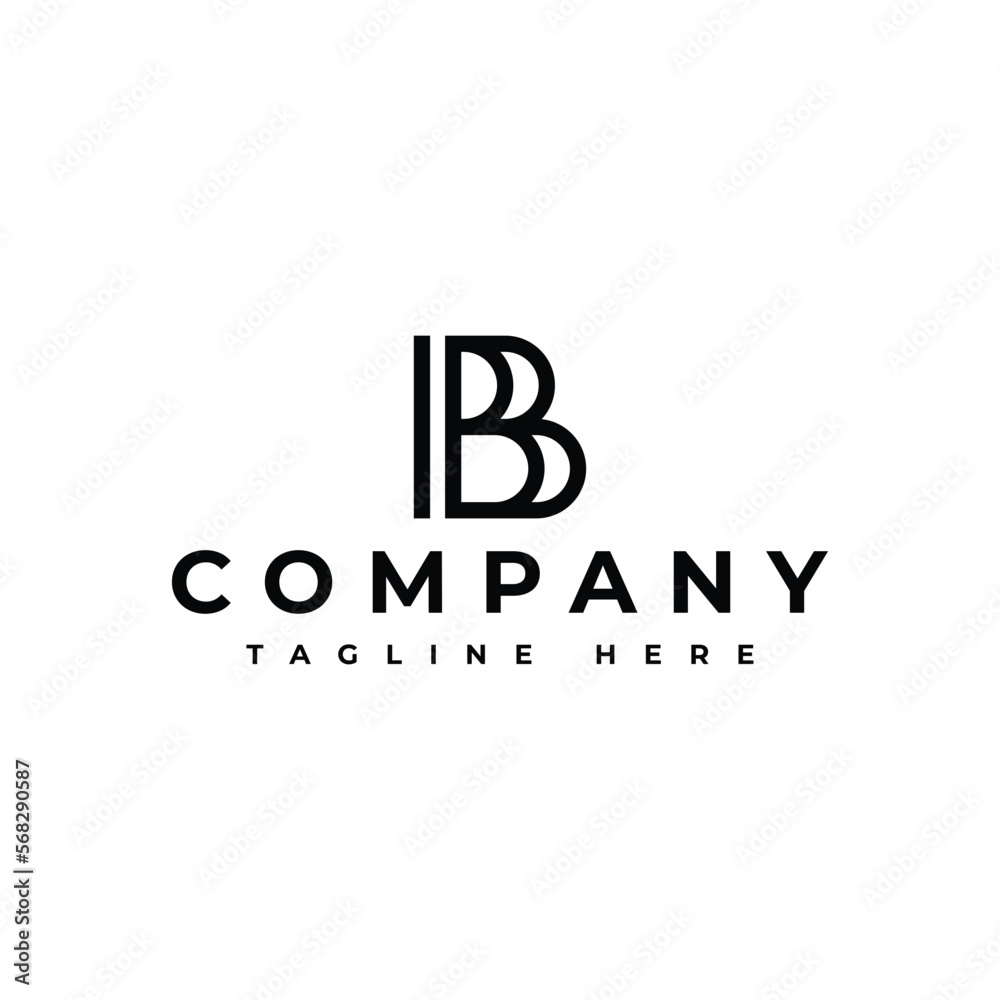modern letter B logo design modern letter B logo design