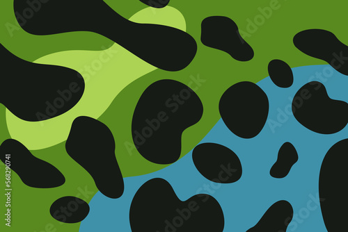 Abstract frog skin patten illustration for nature background