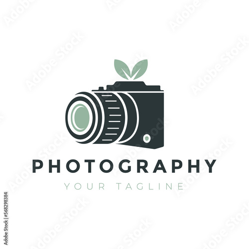camera photography digital technology shutter lens shot focus logo abstract design vector