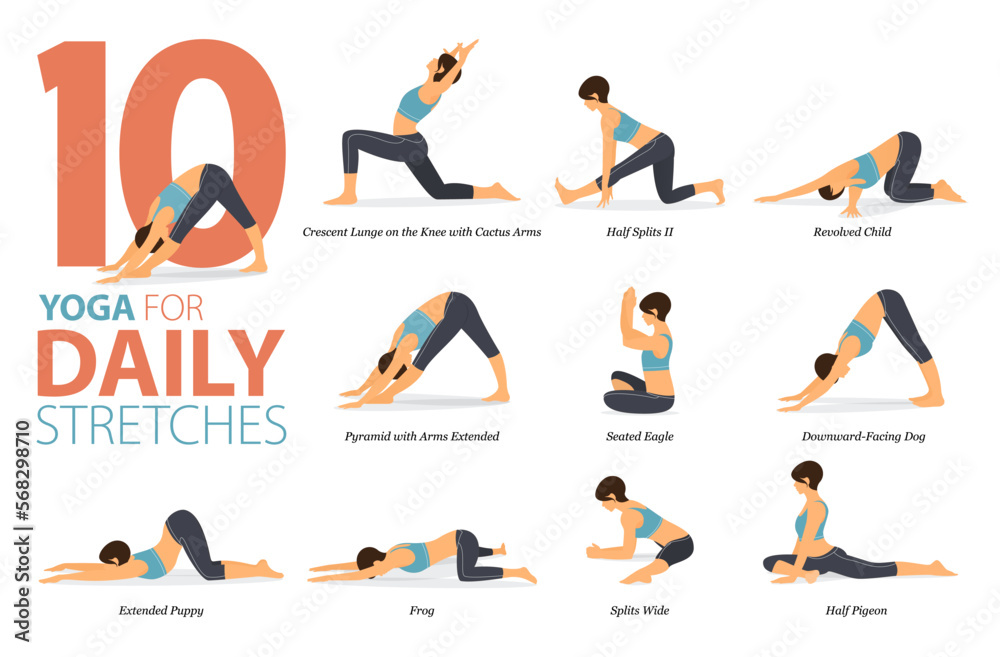 10 Yoga Poses you should do daily | Yoga poses, Poses, Yoga inspiration