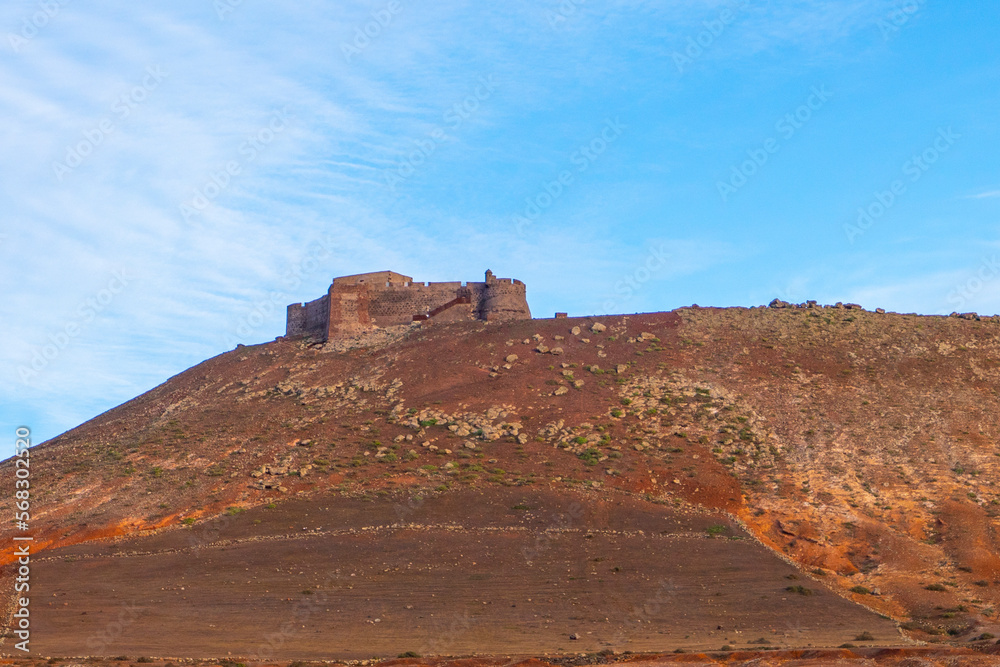 castle Santa Barbara in Teguise, Lanzarote,