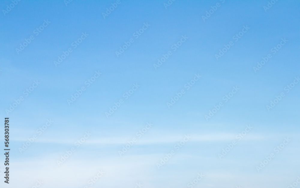 Summer blue sky cloud gradient light white background. Beauty clear cloudy in sunshine calm bright winter air bacground. Gloomy vivid cyan landscape in environment day horizon skyline view