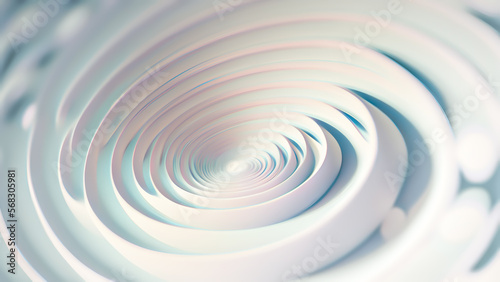 Fototapeta Naklejka Na Ścianę i Meble -  Abstract 3D White Background