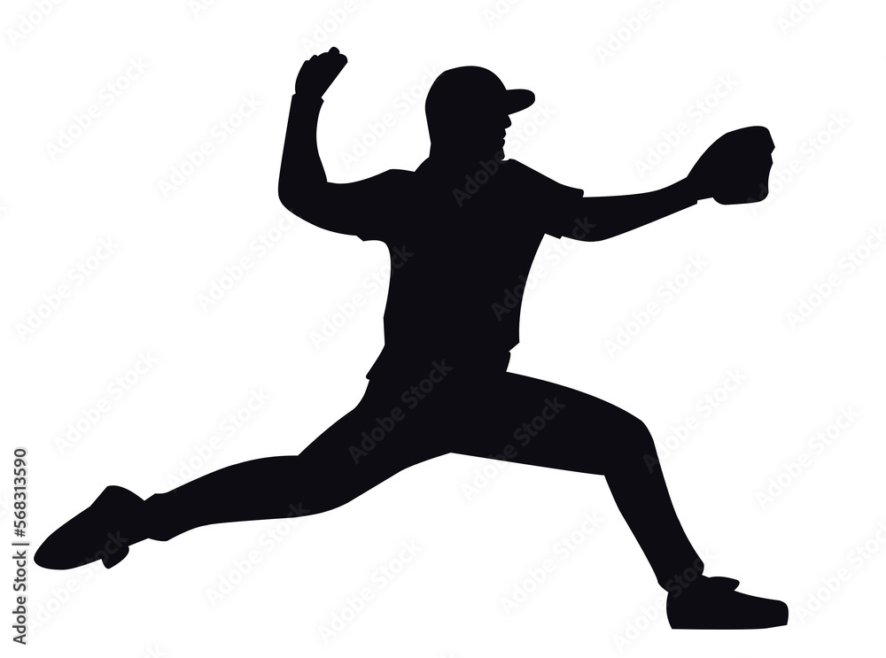 silhouette of a person throw a baseball ball pitcher silhouette vector art png silhouette of a person throw a baseball ball pitcher silhouette vector art png