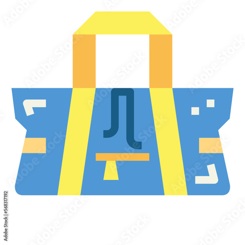 Sport Bag flat icon style