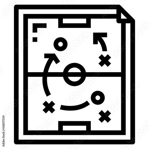 tactic line icon style
