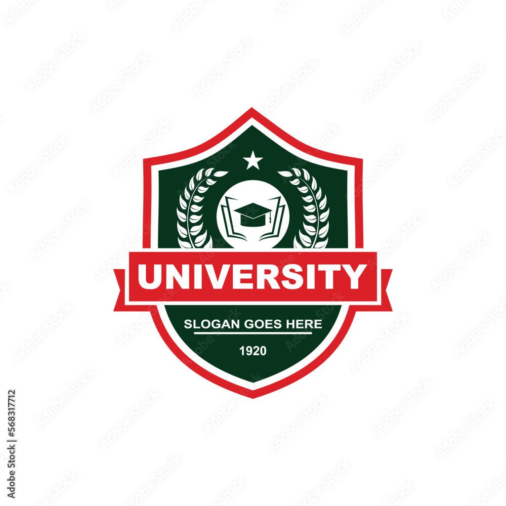 University vector logo template
