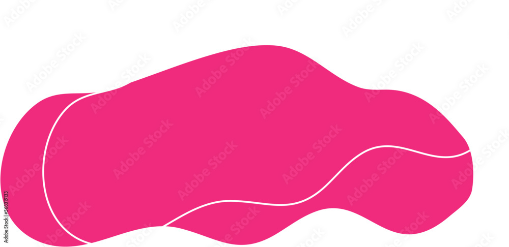 Pink Aesthetic Blob Design Element Vector Pink Aesthetic Blob Design Element Vector