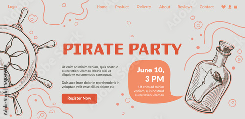 Pirate party, register now register now website