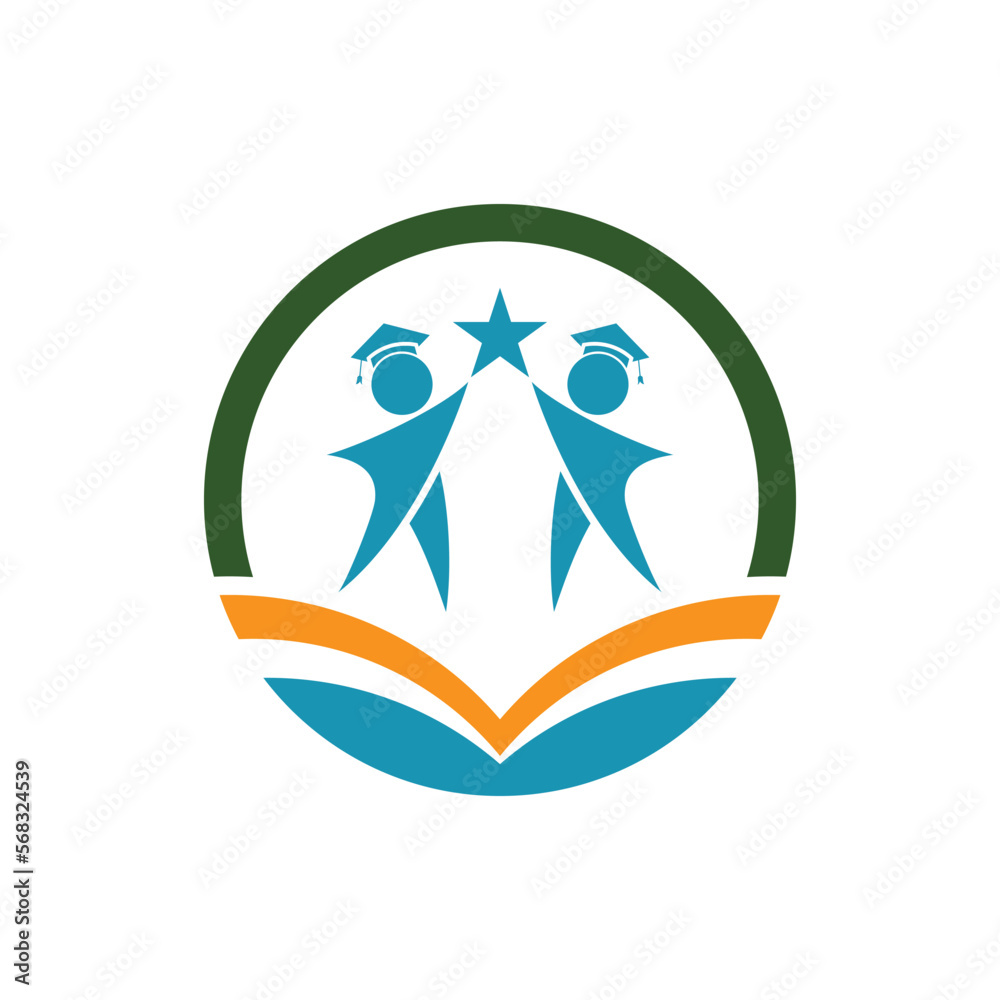 Education logo template vector icon
