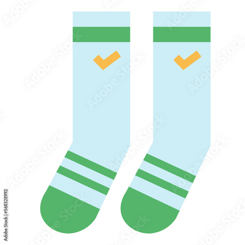 socks flat icon style