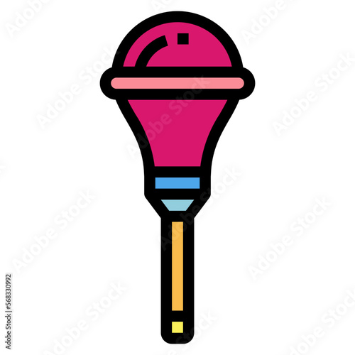 Edema filled outline icon style