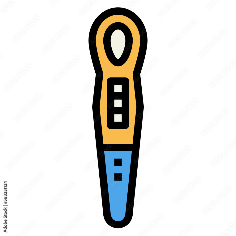 pregnancy test filled outline icon style pregnancy test filled outline icon style
