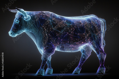 Bull market in commercial finance and stocks. Generative AI