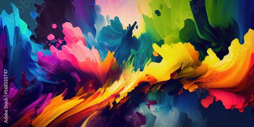 Abstract color gen background  colorful backdrop - generative ai