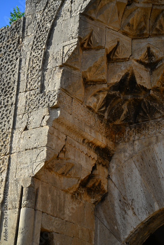 Evdirhan Caravanserai, located in Antalya, Turkey, was built during the Seljuk period and in the 13th century. photo