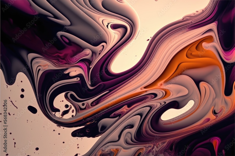 abstract colored generative ai background