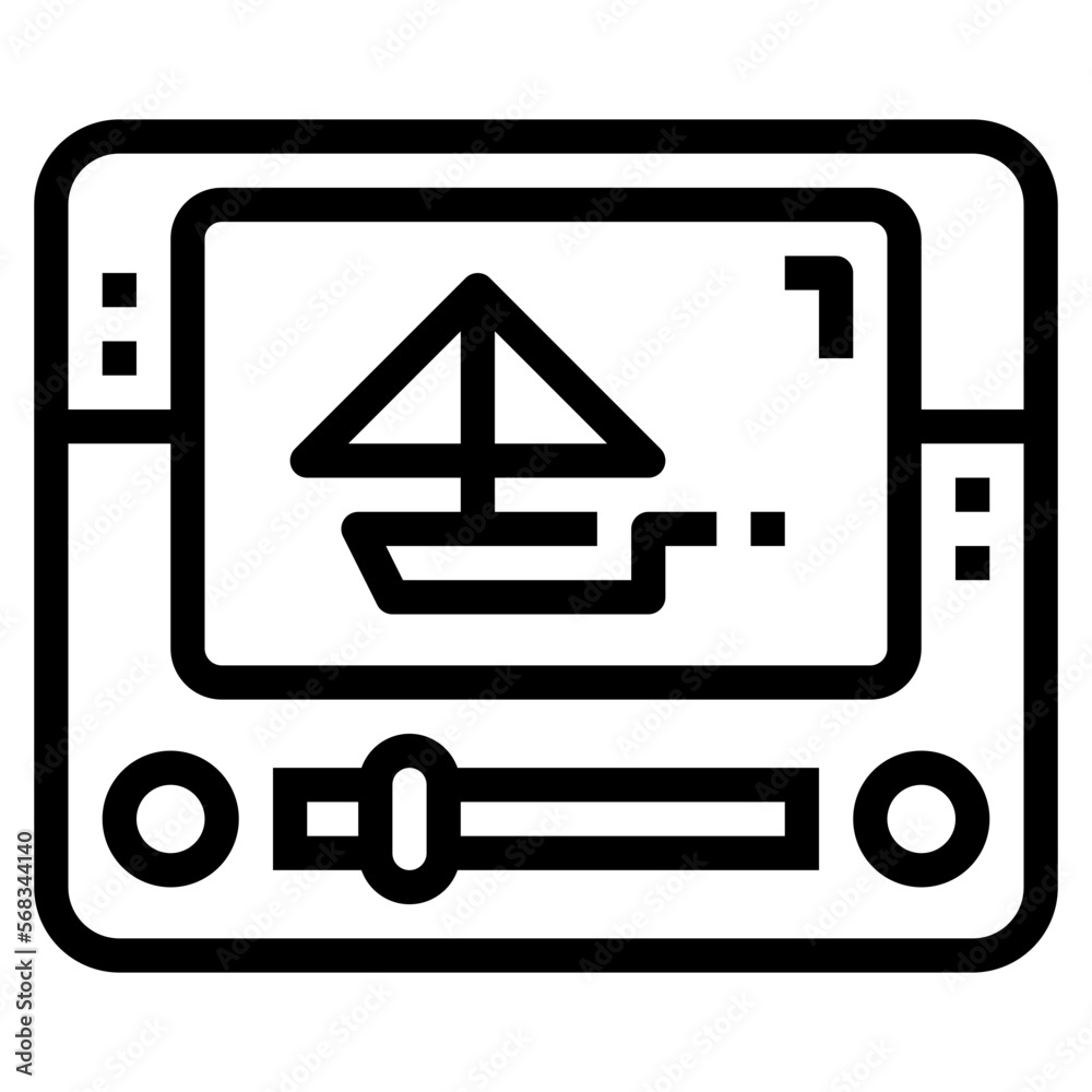 telesketch line icon style telesketch line icon style