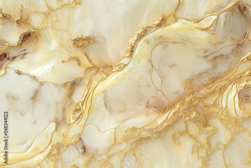 pearlescent marble, generative ai composite © E 