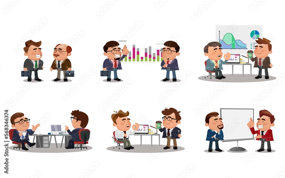 Teamwork. Office workers are enjoying a pleasant conversation Teamwork. Office workers are enjoying a pleasant conversation