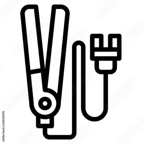 straighten line icon style
